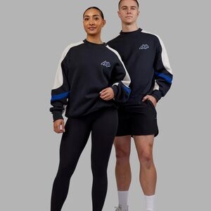NWT!  LSKD Vibe Oversized Unisex Sweater Size Large Caviar-Midnight Blue